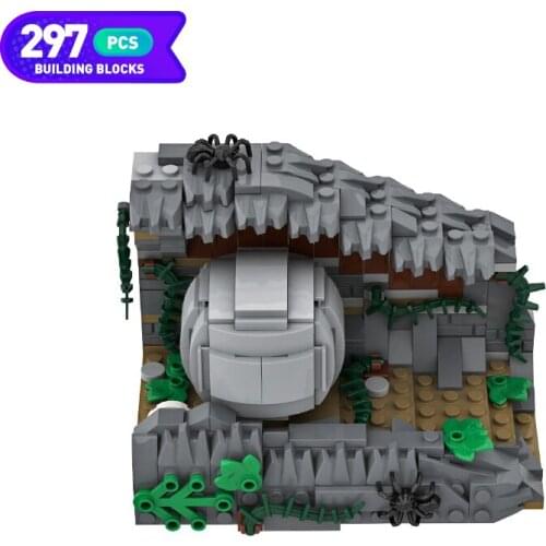 Moc Indian Rolling Stone Scene Building Block Model Toys City Buildings Street Scenes Popular Movies and TV Scenes Toys Gifts