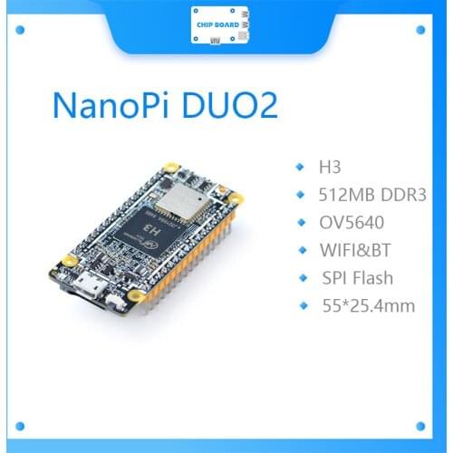 The product only supports ordering.NanoPi DUO2 512M Allwinner H3 Cortex-A7 WiFi Bluetooth module