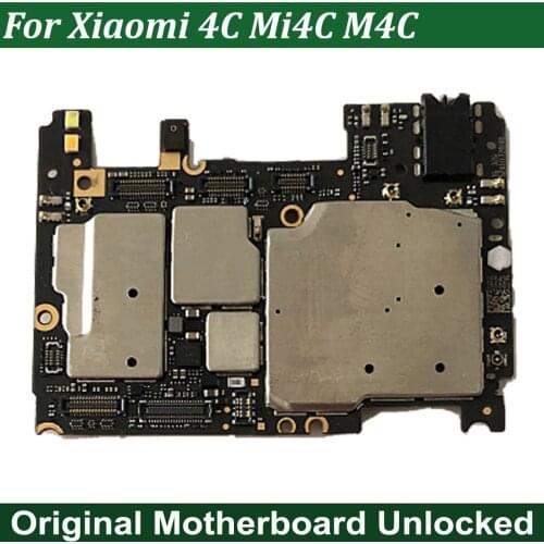 Original Working Unlocked Mainboard Motherboard flex Circuits Cable FPC For Xiaomi 4C Mi4C M4C 32GB