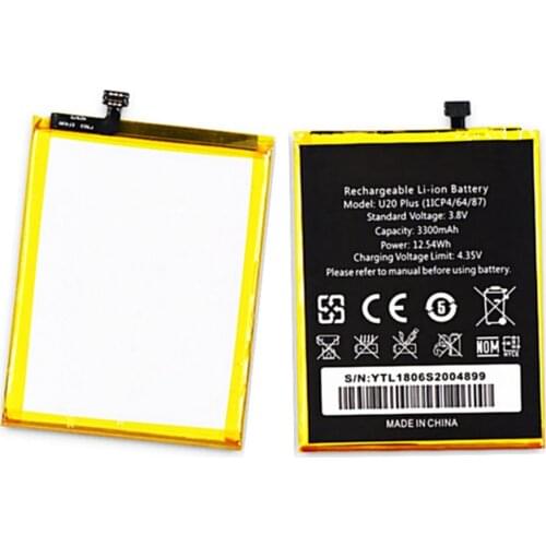 Oukitel U20 Plus Original Original battery 3300mAh for OUKITEL Oukitel Cellphone batteries+tools