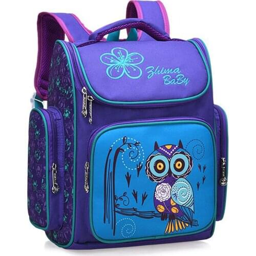 1-3 grade orthopedic school bags satchel for girls folded children book bags orthopedic primary school backpack mochila infantil