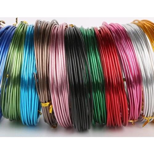 10m Aluminum Wire 1mm Metal Craft Wire Jewelry Findings for Jewelry Making DIY Necklace Bracelet Craft Accessories 12 Colors