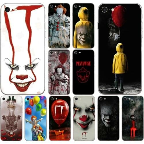 291DD Pennywise The Clown Horror Soft Silicone Cover Case for iphone 5 5s se 6 6s 8 plus 7 7 Plus X XS SR MAX case