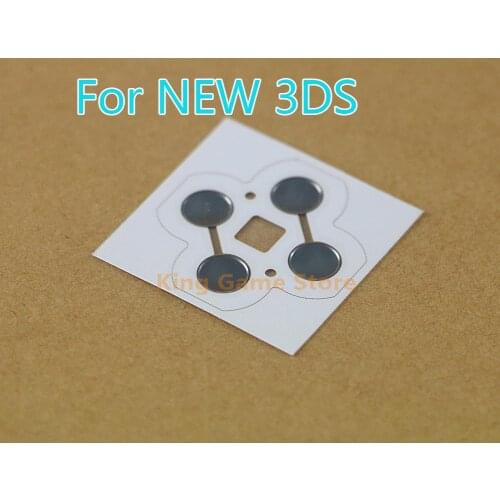 3pcs/lot Replacement Metal Conductive Film For New 3DS D-pad Touches Boutons ABXY Electronic Button Circuit PCB for New 3DS