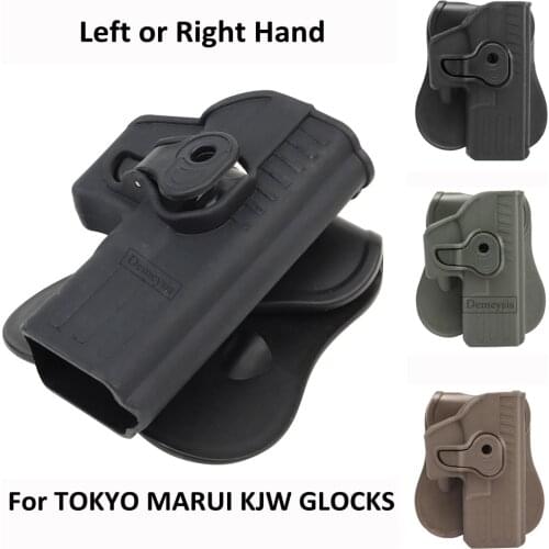 Right / Left Hand Tactical Gun Holster for TOKYO MARUI KJW GLOCKS Right Hand OWB Paddle Pistol Holsters