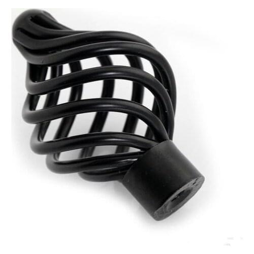 UNILOCKS 18 Pcs/Lot Black Birdcage Kitchen Handle Pull and Knob Country Furniture( D:33MM H:57MM )