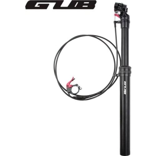 GUB-Remote Control Bicycle Seatpost, Mountain Bike Seat Post, Line Adjust, 27.2 / 31.6x440mm Air Suspension, 100mm Travel