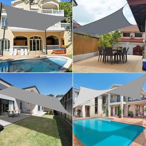 Waterproof Shade Sail 420d Polyester Outdoor Awning And Awning Patio Carport Sun Awning Outdoor Waterproof Sail Shade Cloth