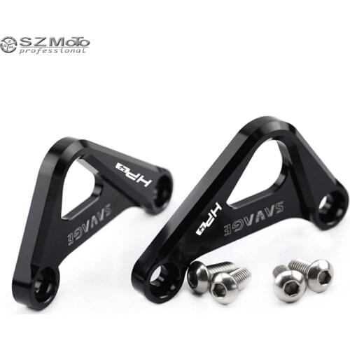 Rear Foot Rest Blanking Plates For BMW HP4 2012-2014 2013 Motorcycle Accessories Footrest Black Footrest With Logo