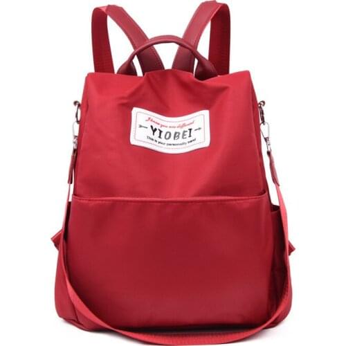 Hanba Womens Anti Theft Crossbody Handbags Korean Version Versatile Large Capacity Shoulder Mummy Bags Waterpro Nylon Backpack