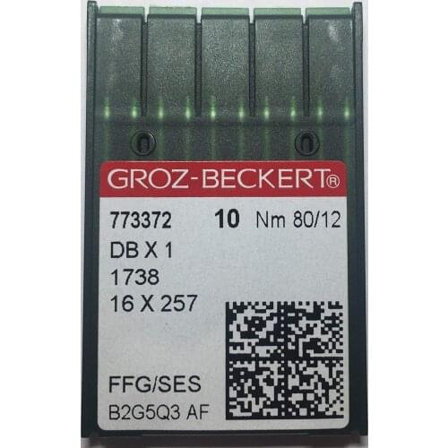 100pcs Groz Beckert Industrial Sewing Machine Needles DB1 Dbx1 1738 16X231 Ball Point