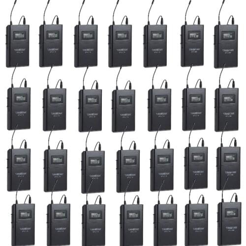 28 Receivers Tour guiding training Takstar WTG-500/wtg 500 UHF frequency Wireless Tour Guide System 100m Operating Range