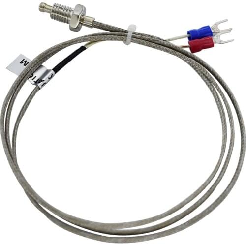5pcs/Lot Thread M6/M8 Screw Probe Temperature Sensor Thermocouple K Type 1/2/3/4/5m Cable for PID Controller