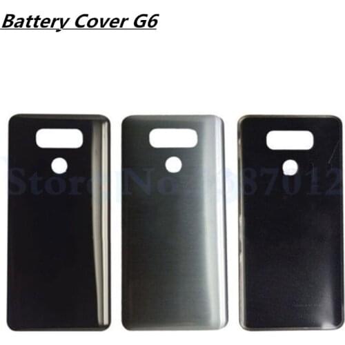 For LG G6 H870 H871 H872 H873 LS993 Back Battery Cover Rear Door Panel Housing Case Glass With Adhesive Sticker