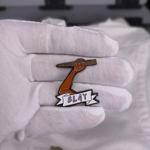 Buffy the Vampire Slayer Enamel Pin retro 90s cool TV Show jewelry