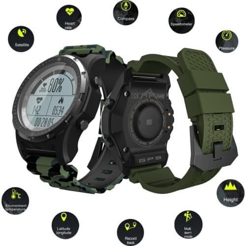 GPS Cross Country Activity Wristband Tracker Sport Calories Distance Recorder Climbing Barometer Altimeter Compass Call Reminder