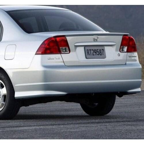 Use for honda civic 2004-2005 model civic spoiler High Quality ABS Material Car Rear Wing Primer Color spoiler civic spoiler