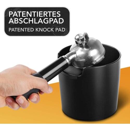 Coffee Powder Residue Box Black Deep Dump Non-slip Detachable Knock Bar Coffee Machine Grounds Recycling Coffee Grounds Bucket