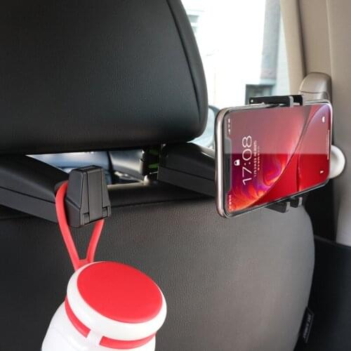 Bracket Hook Load Stretch Hidden Creative Rear Seat Mobile Phone Holder Car In-car Car Accessories G201