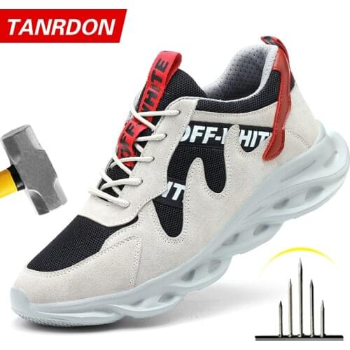 Work Sneakers Men Indestructible Steel Toe Work Shoes Safety Boot Men Shoes Anti-puncture Working Shoes For Men Dropshipping
