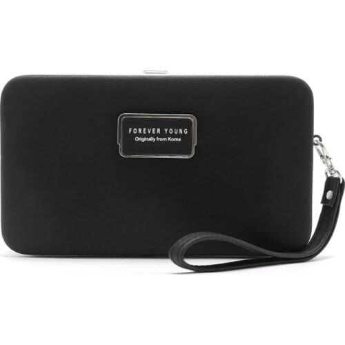 Hot Selling Women PU Leather Letter Wallet Large Capacity Purses for Mobile Phone Cash