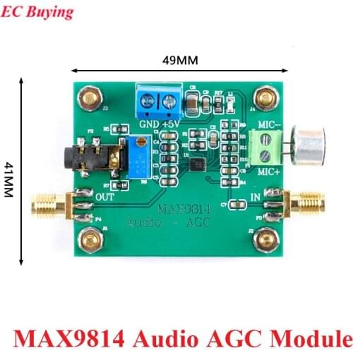 MAX9814 Audio AGC Module Microphone Amplifier Board VGA Sensor Pickup MIC Microphone Sound