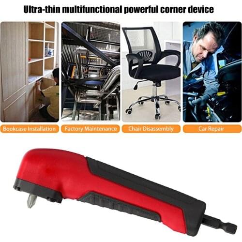 90 degree right angle drill guide corner screwdriver bit electric screwdriver hex wrench bit woodworking tool