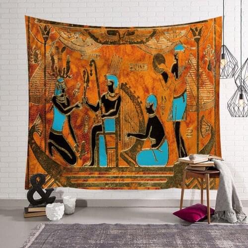 Nordic background Egyptian Culture mural Tapestry Wall Hanging Blanket Home Decor Wall Cloth Window Tapestries Wall Carpet