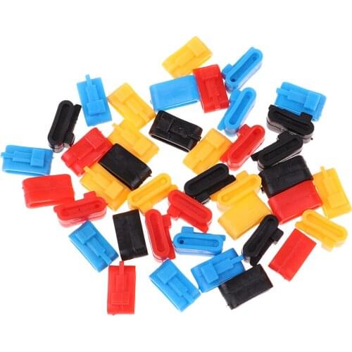 Plastic Chess Pieces Small Board Game Pawns for Kids & Children, Pack of 60