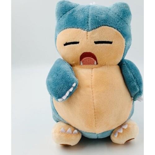 19cm Snorlax Plush Toys Pokemon Stuffed Doll Soft for Children Kids Gifts