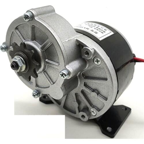 Permanent magnet DC deceleration brush motor 250W, 350W, 12V, 24V, 36V, electric vehicle pulley, gear