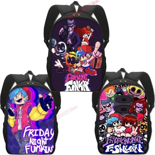 Friday Night Funkin School Bag for Teenager Boys Girls Kids Personized FNF Schoolbag Supplier Children Hot Cartoon Backpack