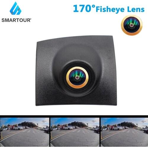 Smartour fisheye 720P car front view camera for 2015 2016 BMW X3 X4 X5 for BMW 3 series GT front grille camera waterproof