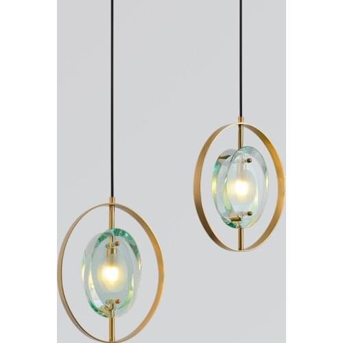 Modern LED Pendant Lights Crystal Indoor Home Decor Light Fixture Bedroom Lighting Kitchen Lights Dining Room Hanging Lamps Cafe