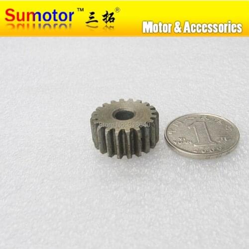 Spur Gear 1M 21T 21 Teeth Mod 1 Width 10mm Bore not large than 6.3mm Right teeth 45# steel CNC robot gear rack transmission