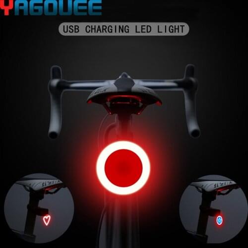 Multi Lighting Modes Bicycle Light USB Charge Led Bike Light Flash Tail Rear Bicycle Lights for Mountains Bike Seatpost