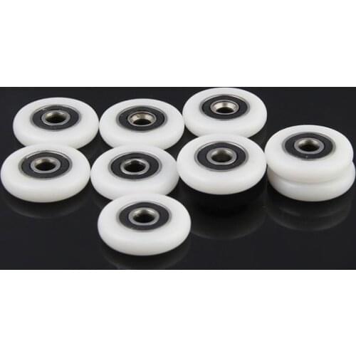 10PCS 23mm/25mm/27mm Bath cabinet roller wheel shower room accessories bearing roller