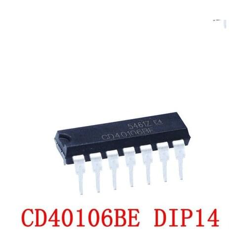 10PCS CD40106BE CD40106 40106BE 40106 DIP14