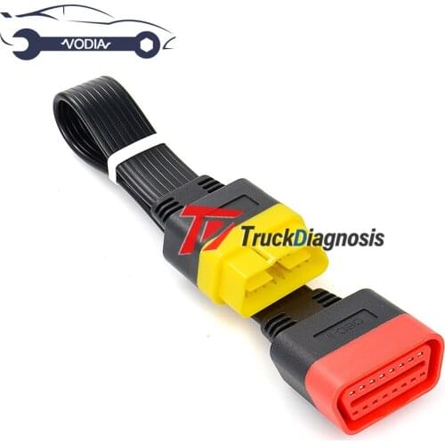 OBD2 Connector 16Pin OBDII Extension cable ELM327 OBD2 extended adapter 36cm 16 Pin Male To Female diagnostic tool