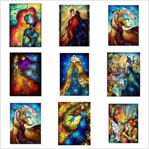 5D Full Diamond painting Kit Cartoon Role Full Square/Round Diamond embroidery Cross stitch Diamond mosaic birthday present F02