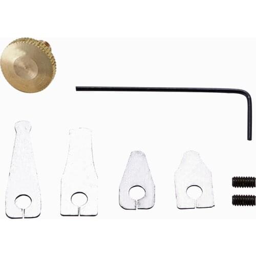 Mummy Tattoo Machine Accessories Front Spring One Set Back Spring One Set Adjust Brass Wheel One M2 Wrench One M2*4 Screws 2pcs