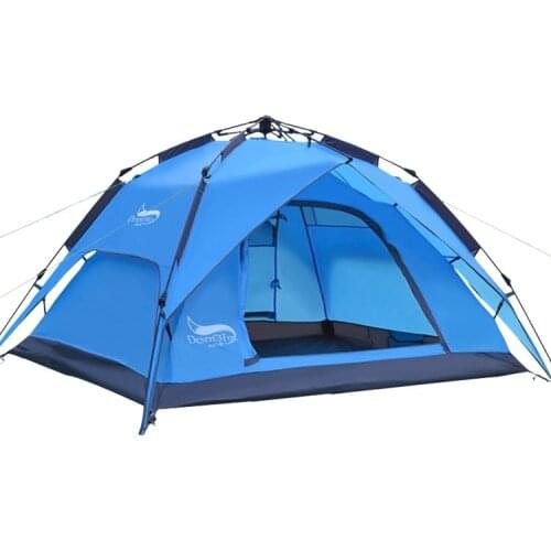 Automatic outdoor tent multi-trip camping Tent 3-4 Person Protable Backpacking for Sun Shelter,Travelling,Hiking pop up tent