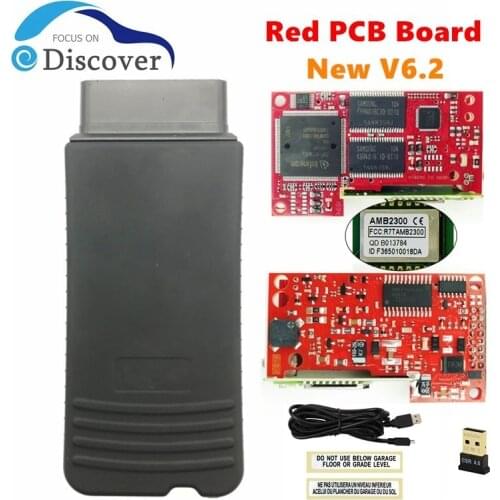 Perfect version OKI 5054A Red PCB V6.2 Full Chip with Bluetooth AMB2300 OBD2 Auto Diagnostic Tool 5054 With Keygen Code Scanner