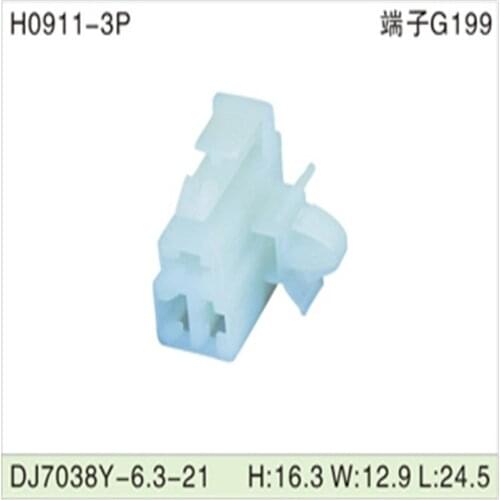 Free shipping 500pcs DJ7038Y-6.3-21 6.3mm 3Pin AMP Car Electrical Wire Connectors for VW,BMW,Audi,Toyota,NISSAN AND other