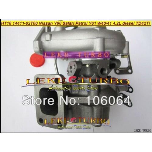 Free Ship HT18 14411-62T00 14411-51N00 047-263 047-334 047-090 047-095 Turbo For NISSAN Y60 Safari Patrol Y61 W40 W41 TD42T 4.2L