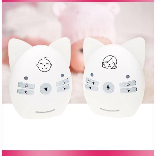 Wireless baby Language monitor Sound reminder Siren Two-way intercom music Night light