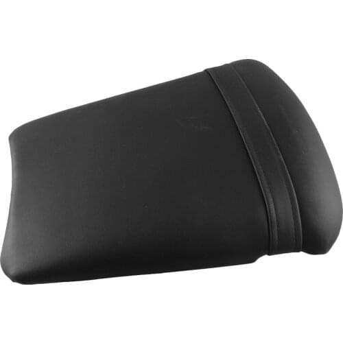 Black Motorcycle Rear Passenger Seat Pillion Cushion Soft PU Leather Seats For Yamaha YZF R1 2002-2003