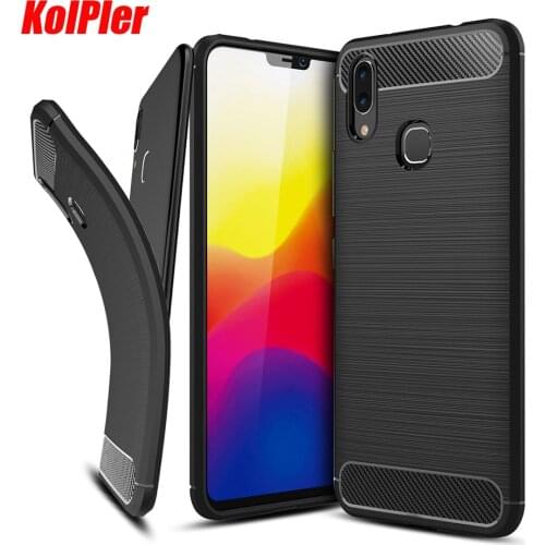 For VIVO X21 Cases Vivo X21 Back Fingerprint Cover Shockproof Soft TPU Brushed Back Case For BBK Vivo X21 Case x 21 Phone Shell