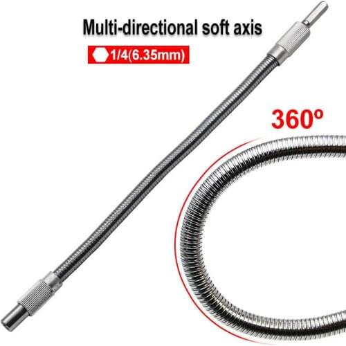 Flexible Shaft Extension Screwdriver Bit Holder for Electronic Drill 200mm 300mm