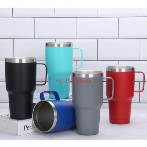 2021 30oz & 20oz stainless steel insulated travel mug with handle
